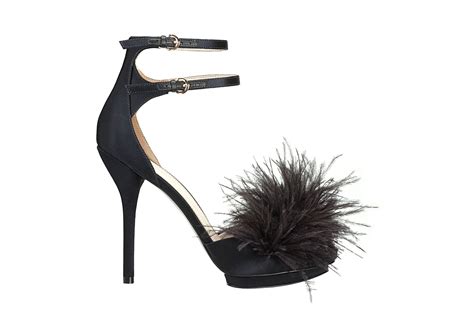 ostrich feather shoes